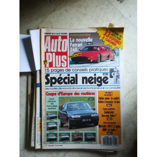 Auto Plus 21 De 1989 Opel Vectra 1.6 Gls,Peugeot 405 Gr 1.6,Renault 21 Gts,Bx 16 Trs,Ford Sierra 1.8 Gl,Alfa 75 1.6,Austin Montego 1.6 Hl,Mercedes 190d 2.5 Turbo,Fiat Uno 45 Fire