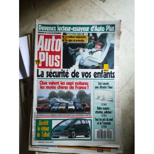 Auto Plus 10 De 1988 Fso Break Montana,2cv6 Charleston,Renault 4 Gtl Clan,Skoda 120 L5,Zastava Yugo 45,Seat Marbella 850l Sprint,Fiat 126 Bis,Toyota Corolla Escape 4x4,Alfa 33 1.7 Sport Wagon,Dauphine