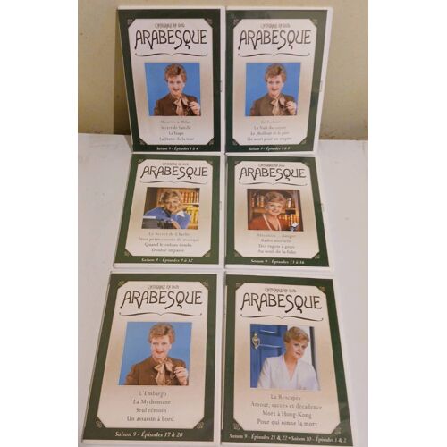 Arabesque Saison 9 6 Dvd 22 Episodes Plus 2 Episodes De La Saison 10