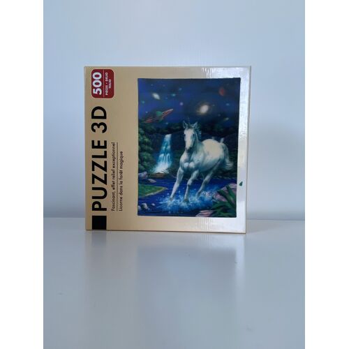 Puzzle 3D 500 pieces Licorne foret magique