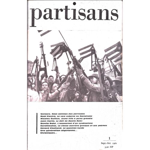 Partisans N° 1, Septembre-Octobre 1961 - François Maspero