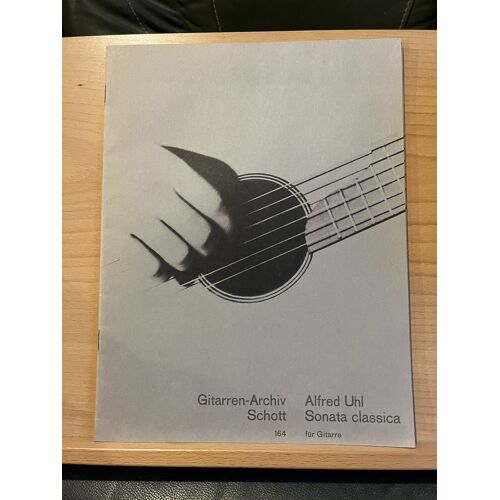 Alfred Uhl Sonata Classic Guitare Partition Éditions Schott Gitarren-Archiv 164