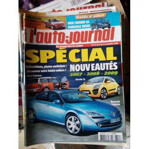 Auto Journal 711 De 2006 Volvo C30 D5,Chrysler Sebring,Opel Antara,Alfa Spider 2.2 Jts,Clio Campus 1.5 Dci,Toyota Yaris D4d 90,Citroen C6 2.2 Hdi 173,Suzuki Swift