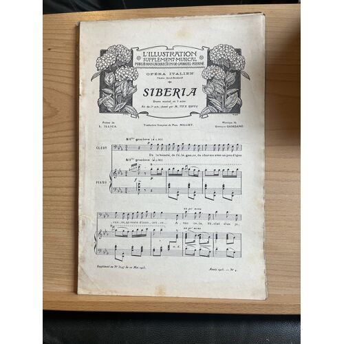 L'Illustration Supplément Musical N°3247 20 Mai 1905 Giordano Mascagni