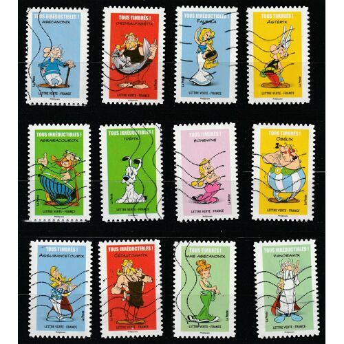 Bande Dessinée Astérix : Personnages Principaux Série Complète Année 2019 Autoadhésifs N° 1729 1730 1731 1732 1733 1734 1735 1736 1737 1738 1739 1740 Yvert Et Tellier