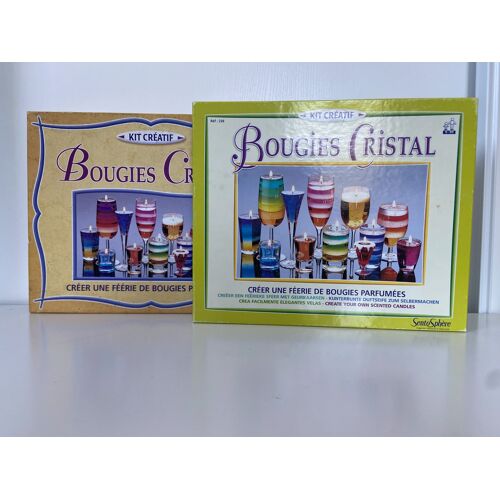 Lot 2 kits Bougies Cristal SentoSphere