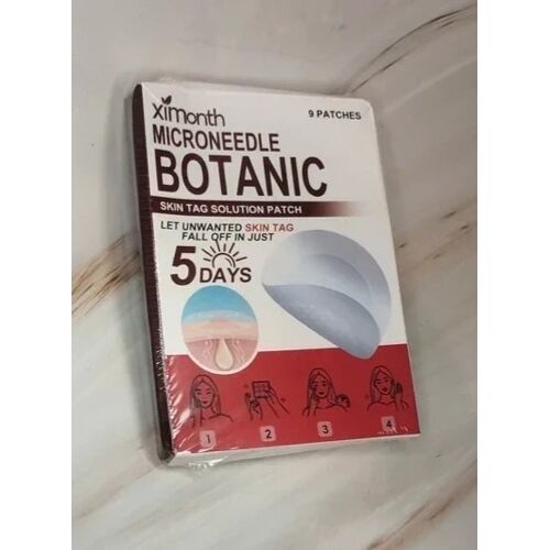 Patchs Microneedle Botanic Ximonth Skin Tag Solution – 9 Patchs Neufs Sous Blister 
