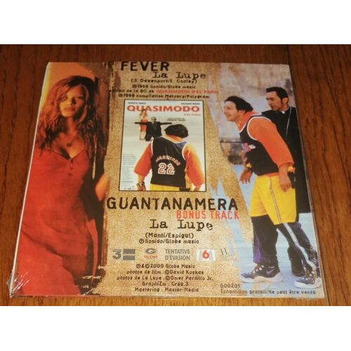 Cd Single La Lupe " Fever " 2 Titres 2000 Extrait De Le Bande Original Du Film " Quasimodo D'El Paris " Ost Soudtrack Cover : Mélanie Thierry Patrick Timsit Richard Berry