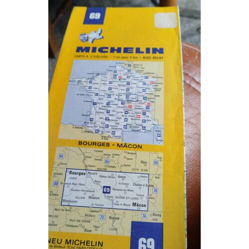 Carte Michelin 69