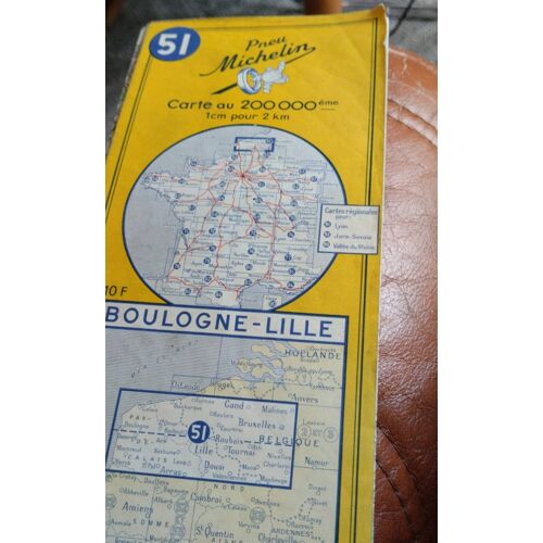 Carte Michelin 51