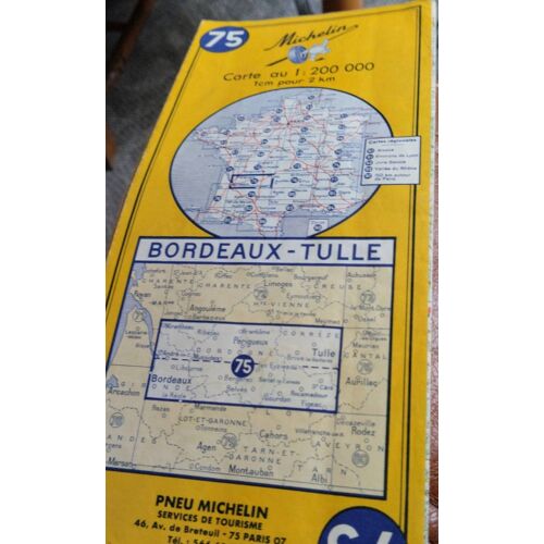Carte Michelin 75