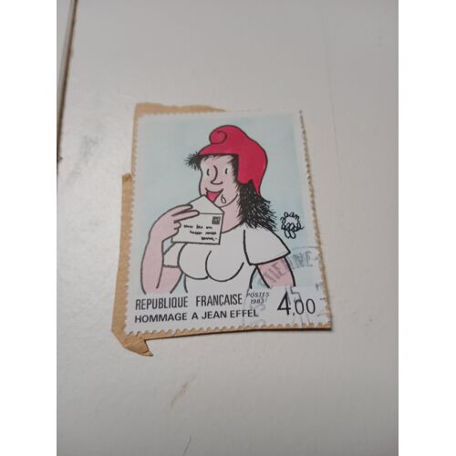 Timbre France Oblitéré 4,00 Yvert 2291 Tableau Hommage À Jean Effel Lettre De Marianne De 1983 A