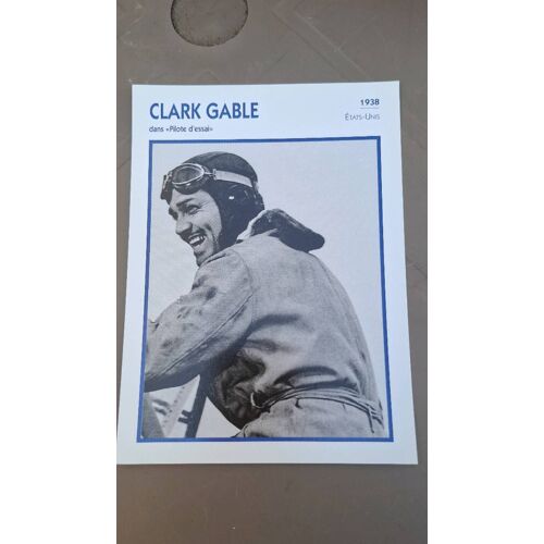 Clark Gable Dans "Pilote D'essai "