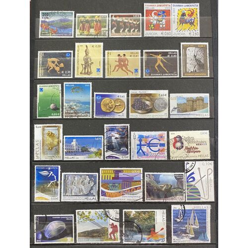 Lot De 29 Timbres Grèce 2001 À 2013