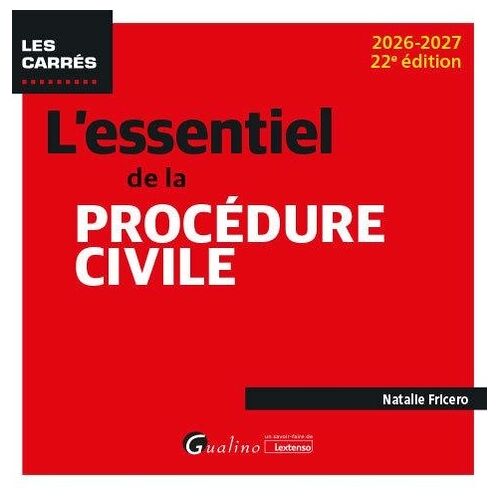 L'essentiel De La Procédure Civile