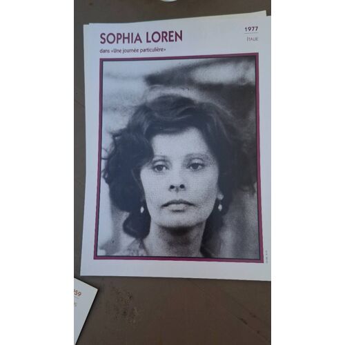 Sophia Loren Dans "Une Journée Particulière "