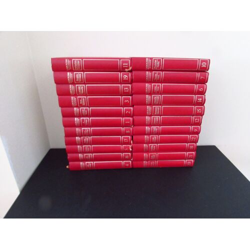22 Volumes D'Une Encyclopédie Larousse En Couleurs