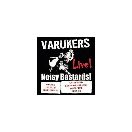 Disque Vinyle Varukers Noisy Bastards Rouge Audio Platter 1 Cd