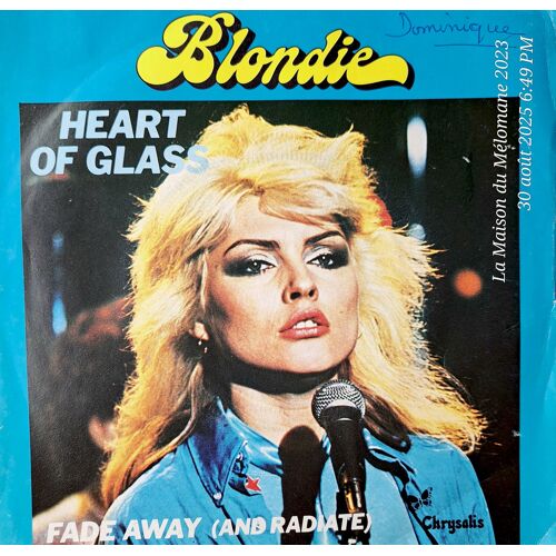 834 Super Vinyle Original Collection Blondie Heart Of Glass