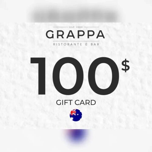 Grappa Ristorante & Bar Gift Card 100 AUD Key - AUSTRALIA