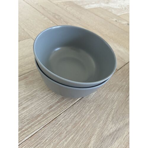 Lot De 2 Bols Gris 