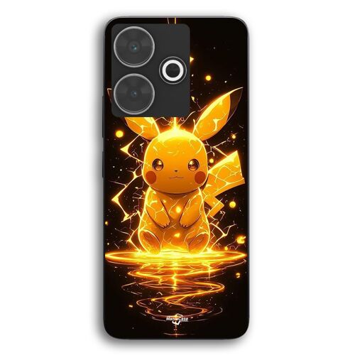 Coque Pour Xiaomi Redmi 13 Pikachu Eclair Maniacase