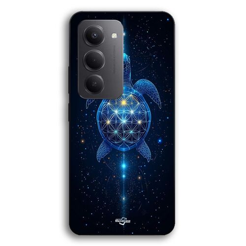 Coque Pour Xiaomi Redmi 15 Tortue cosmique sacrée fleur de vie Maniacase