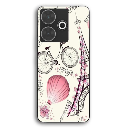 Coque Pour Xiaomi Redmi 13 Paris tour eiffel vélo Maniacase