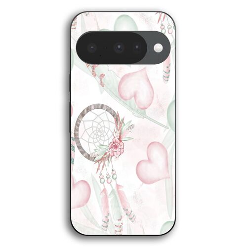 Coque Pour Google Pixel 10 texture coeur attrape rêve Maniacase