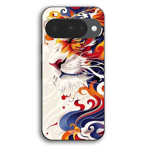 Coque Pour Google Pixel 10 tigre texture abstraite Maniacase