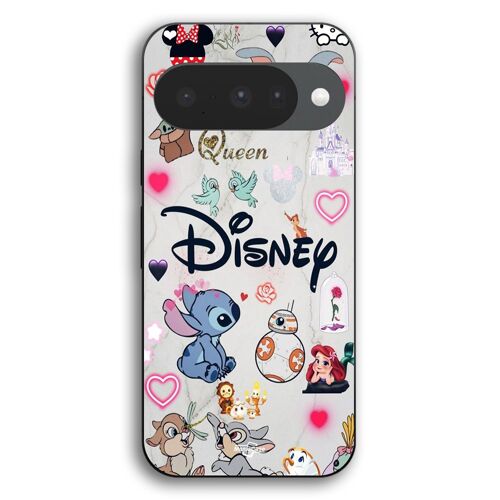 Coque Pour Google Pixel 10 Disney personnages Stitch Ariel Dumbo Maniacase