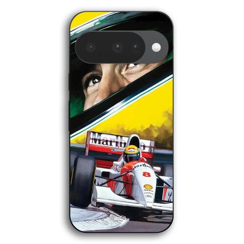Coque Pour Google Pixel 10 F1 Ayrton Senna Mclaren Legend Formule 1 Maniacase