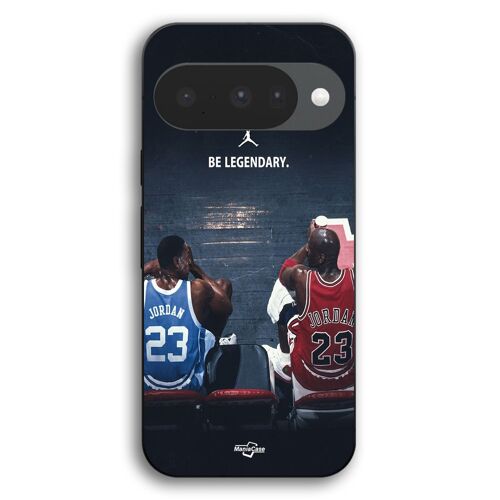 Coque Pour Google Pixel 10 Young Jordan vs Old Jordan Be Legendary Basket Maniacase