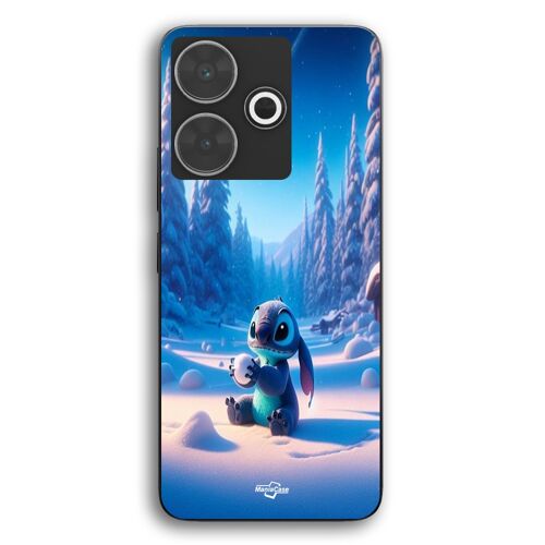 Coque Pour Xiaomi Redmi 13 Stitch mignon neige étoilée 3D Maniacase