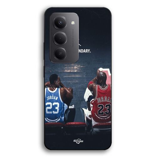 Coque Pour Xiaomi Redmi 15 Young Jordan vs Old Jordan Be Legendary Basket Maniacase