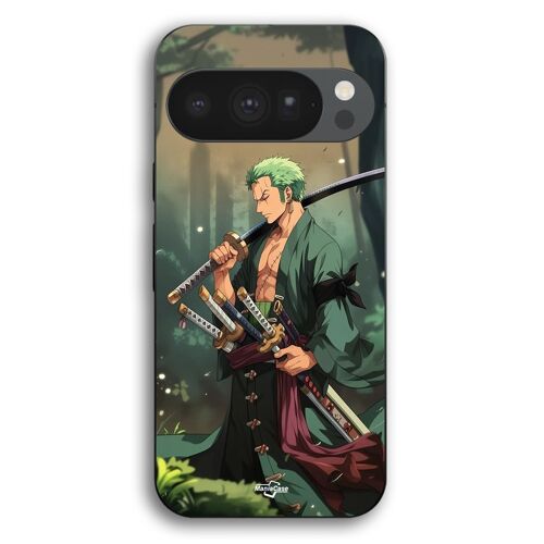 Coque Pour Google Pixel 10 Pro One piece Zoro épées manga anime Maniacase