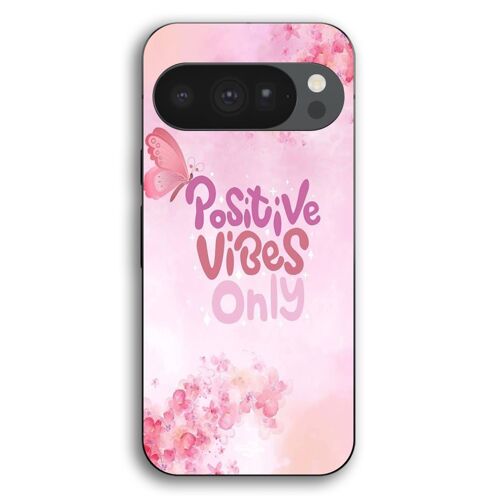 Coque Pour Google Pixel 10 Pro Positive vibes only rose Maniacase