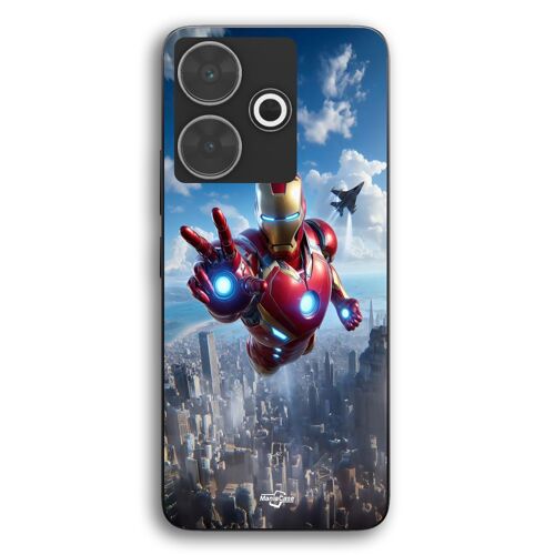 Coque Pour Xiaomi Redmi 13 Iron Man Attaque Maniacase