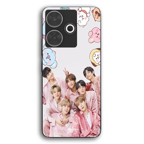 Coque Pour Xiaomi Redmi 13 Kpop BTS Rose Maniacase