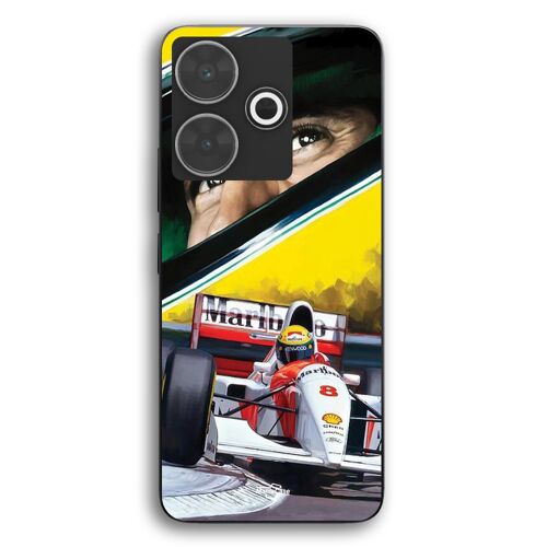 Coque Pour Xiaomi Redmi 13 F1 Ayrton Senna Mclaren Legend Formule 1 Maniacase
