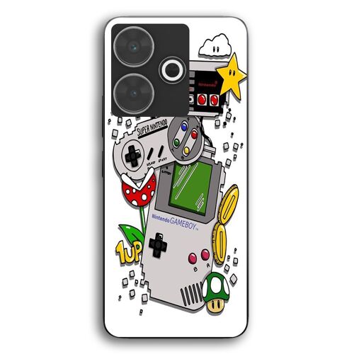 Coque Pour Xiaomi Redmi 13 Consoles nintendo vintage old school Maniacase