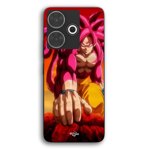 Coque Pour Xiaomi Redmi 13 Dragon Ball Daima GOKU transformation SSJ4 Maniacase