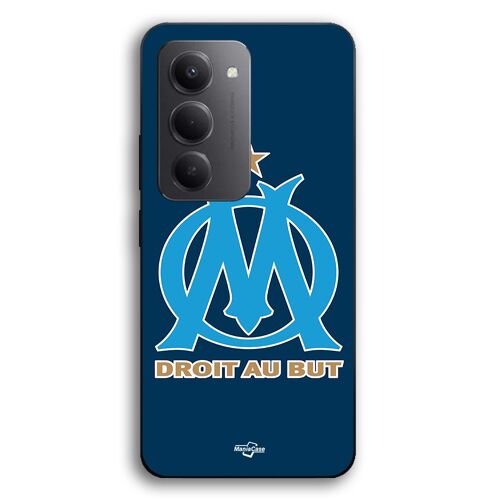 Coque Pour Xiaomi Redmi 15 logo om olympique de marseille bleu Fond Maniacase