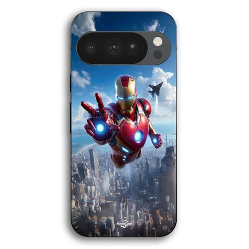 Coque Pour Google Pixel 10 Pro Iron Man Attaque Maniacase