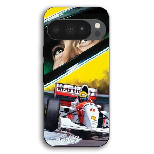 Coque Pour Google Pixel 10 Pro F1 Ayrton Senna Mclaren Legend Formule 1 Maniacase
