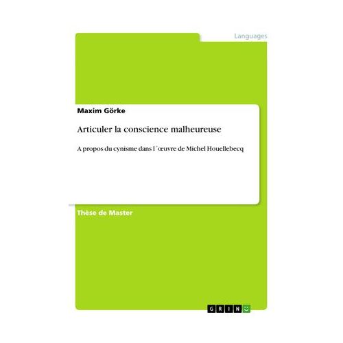 Articuler La Conscience Malheureuse
