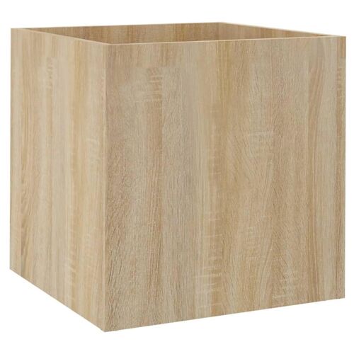 Vidaxl 808795 Pot À Fleurs Bois Chêne
