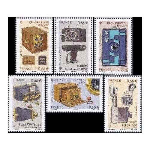 Les Appareils Photographiques Série Complète Année 2014 N° 4916 4917 4918 4919 4920 4921 Yvert Et Tellier Luxe