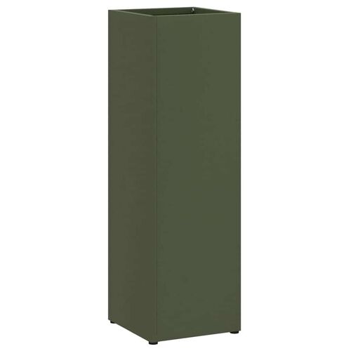 VidaXL 868486 Porte-parapluies Acier Olive