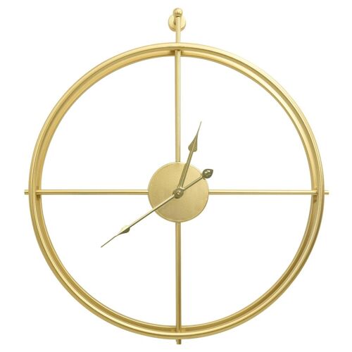 VidaXL 325170 Horloge murale et de table Or